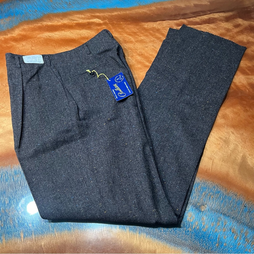 Vintage NWT Pendleton Wool Trouser Slack Brown Flecked USA 1930s 1940s New